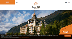 Desktop Screenshot of hotelwalther.ch